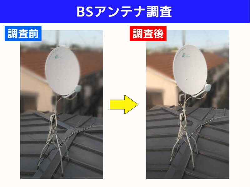 BSアンテナ調査
